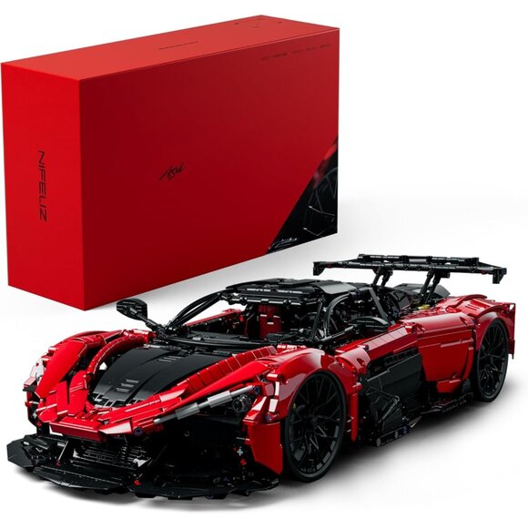Nifeliz ASIL Sports Car Building Set, 1:8 Scale Collectible Car Model Set - Picture 1 of 6